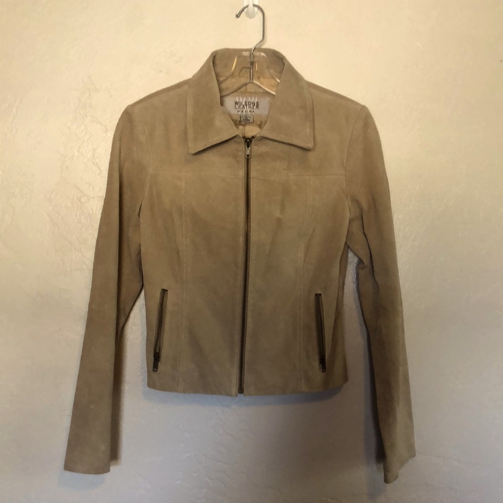 Wilson’s Maxima Tan (suede) Leather Jacket